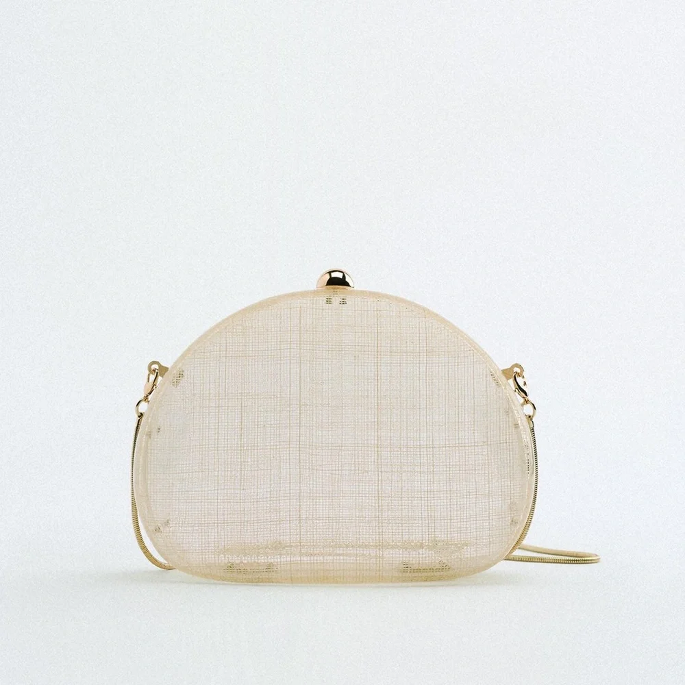 LAST 1!🔥ZARA TRANSPARENT BOX BAG